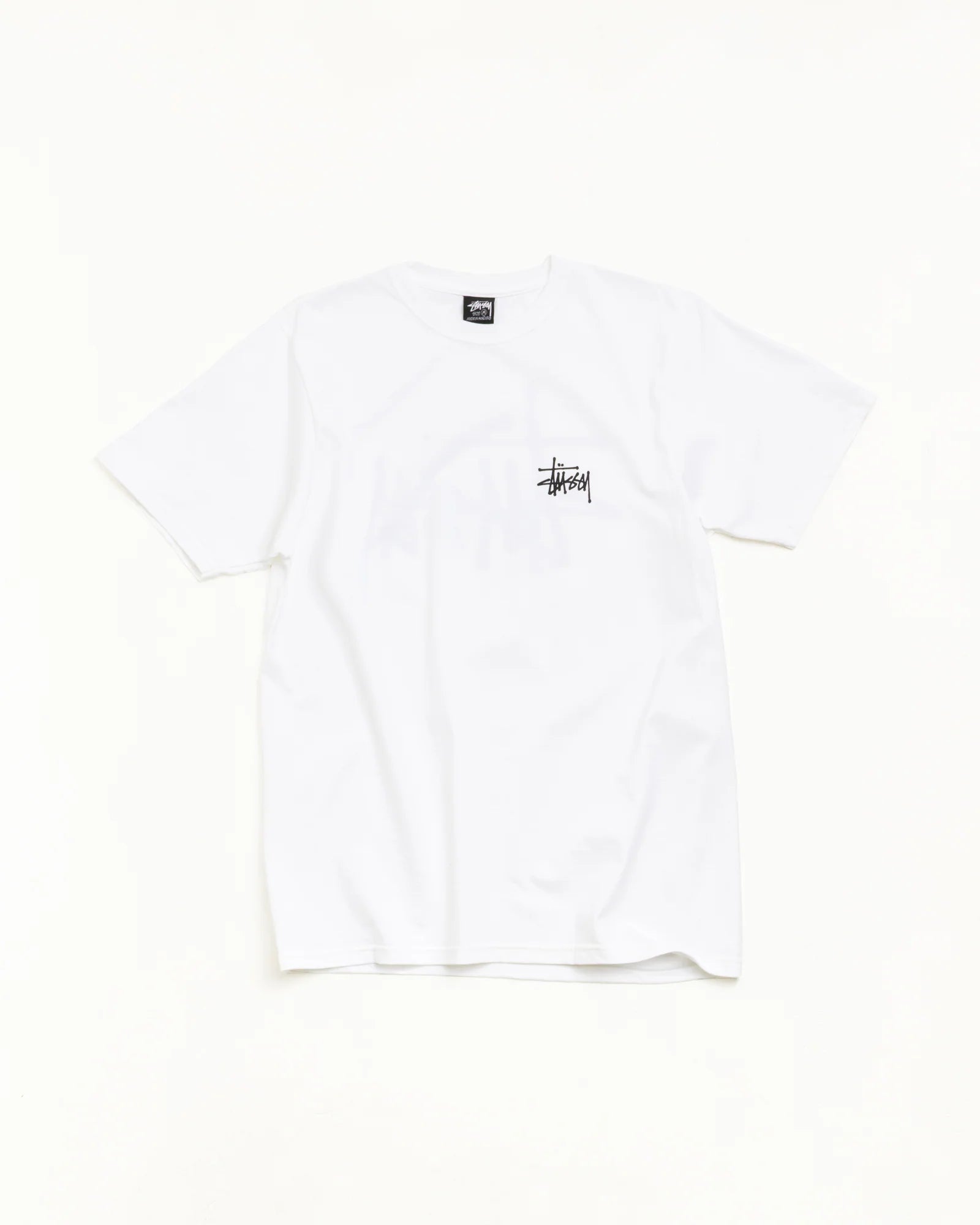 Image of BASIC STÜSSY TEE WHITE