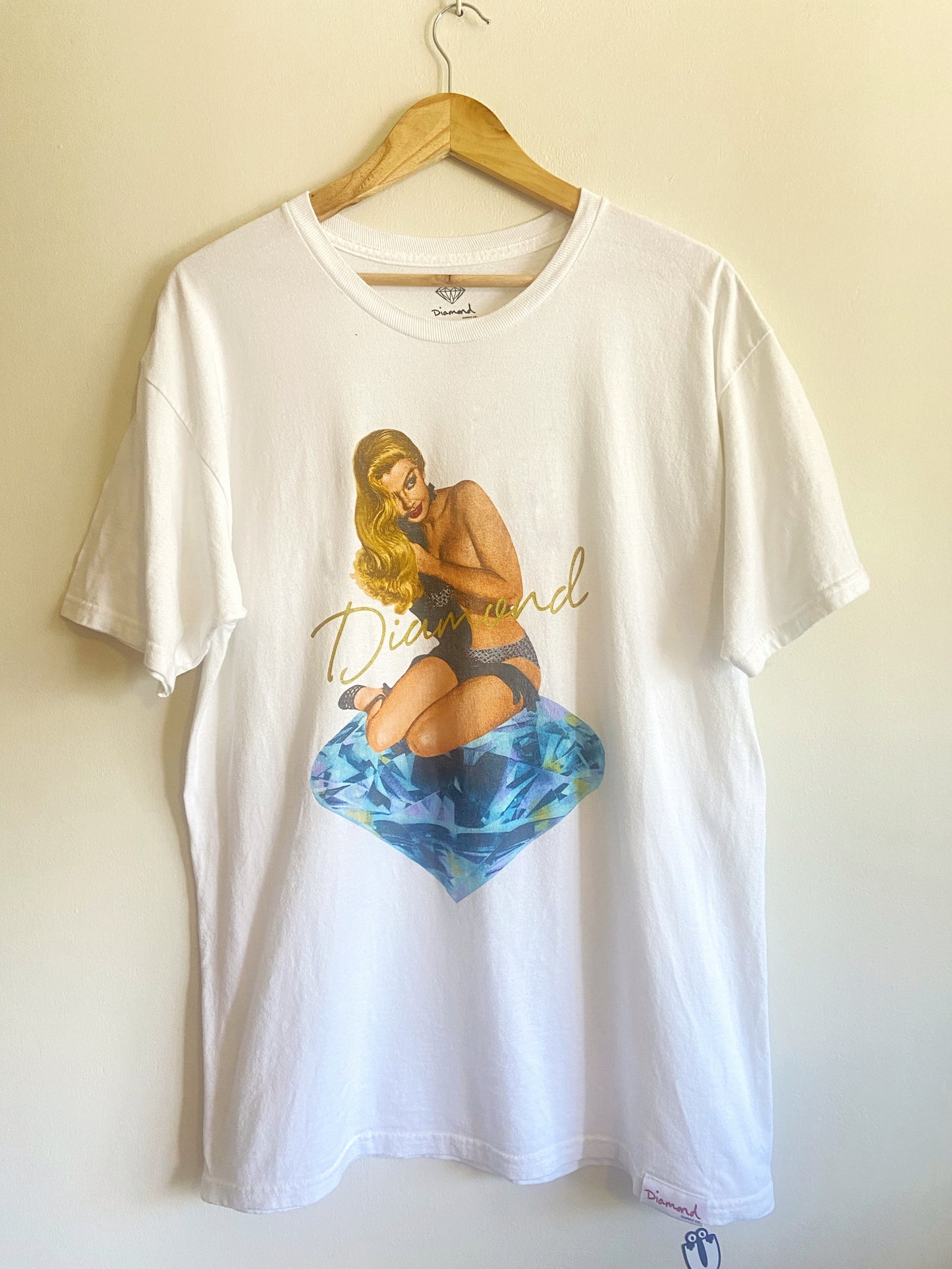 Polera Diamond Supply American Pinup Girl