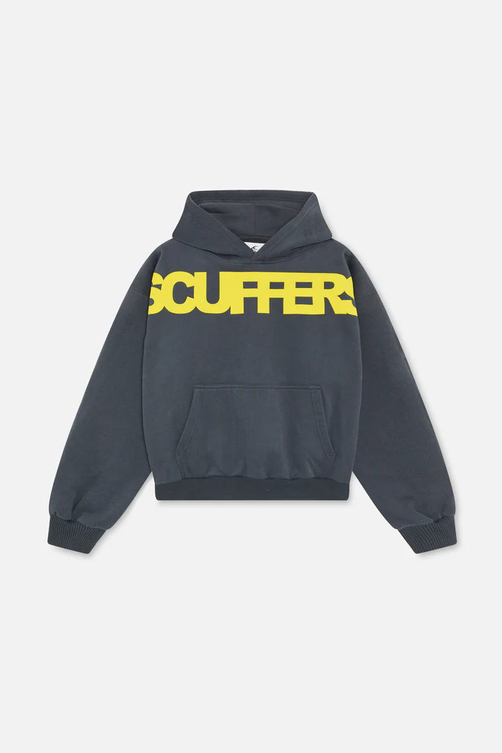 Image of Scuffers Flock Dark Hoodie
