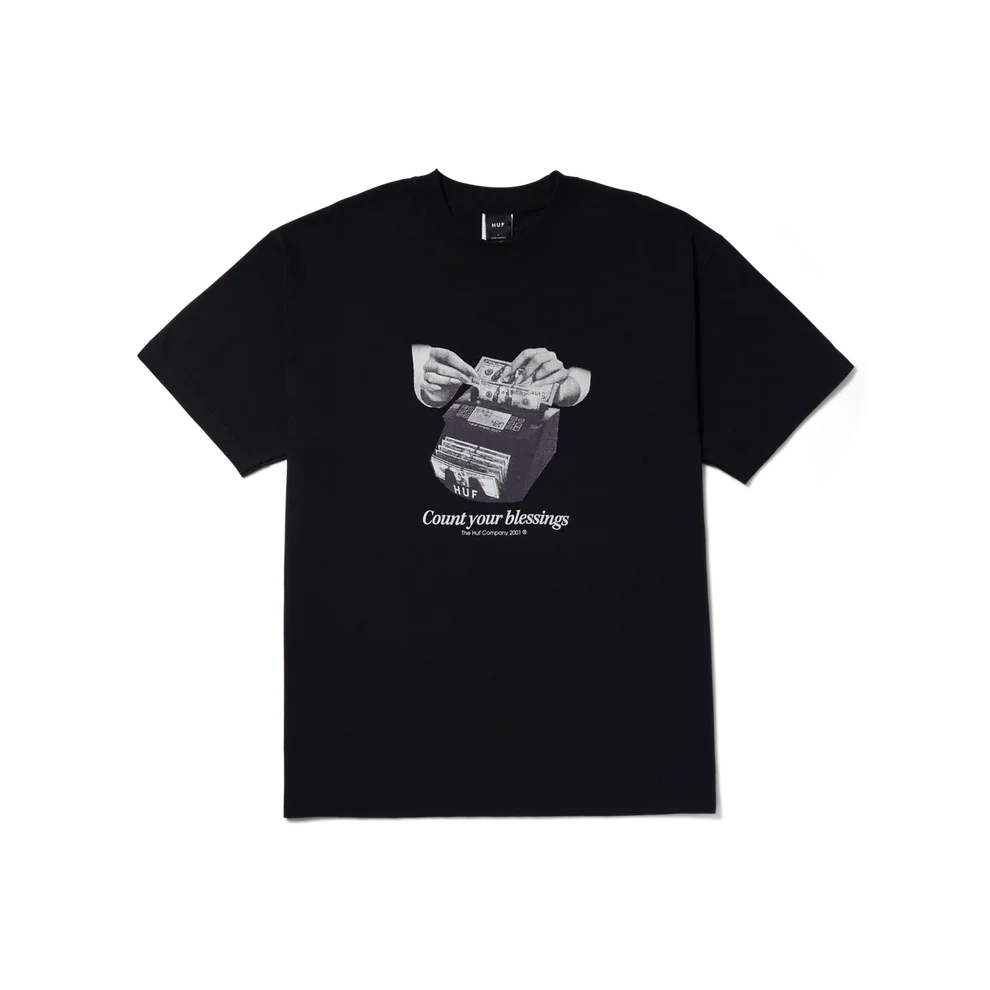 Image of Huf Blessing Tee - Black