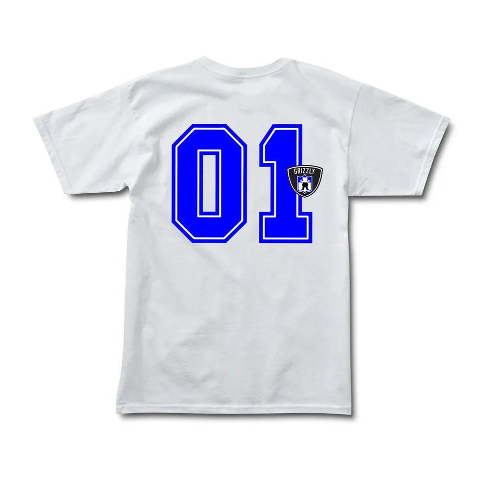 Image of Grizzly Third Down Tee - White