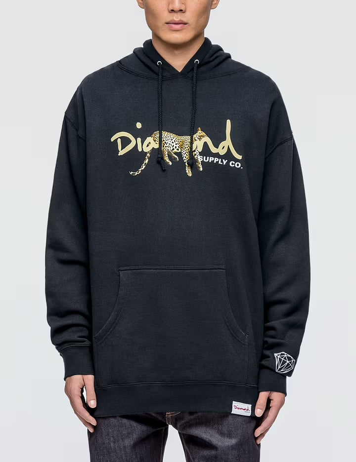 Hoodie Diamond Supply Leopard