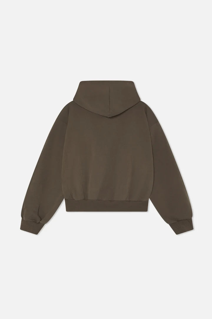 Image of Scuffers Flock Brown Hoodie