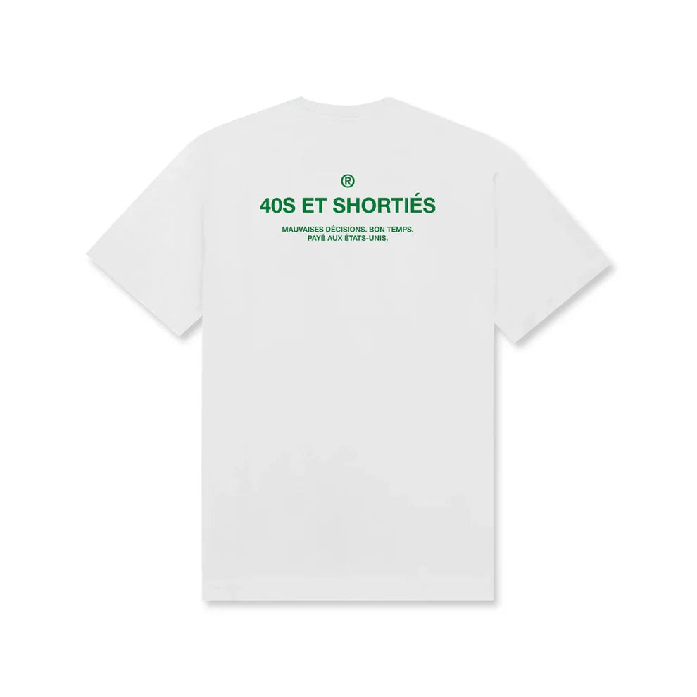 Image of 40s French General Logo Tee - White