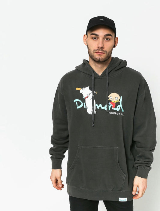 Hoodie Diamond Supply x Family Guy