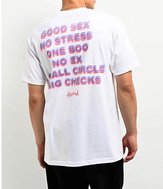 Polera 4Hunnid Good Sex White