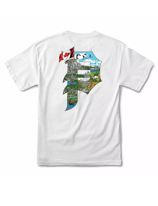 Polera Primitive Canada White