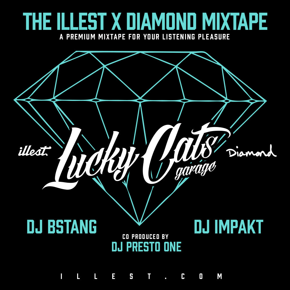 Hoodie Diamond Supply X Illest Lucky Cats