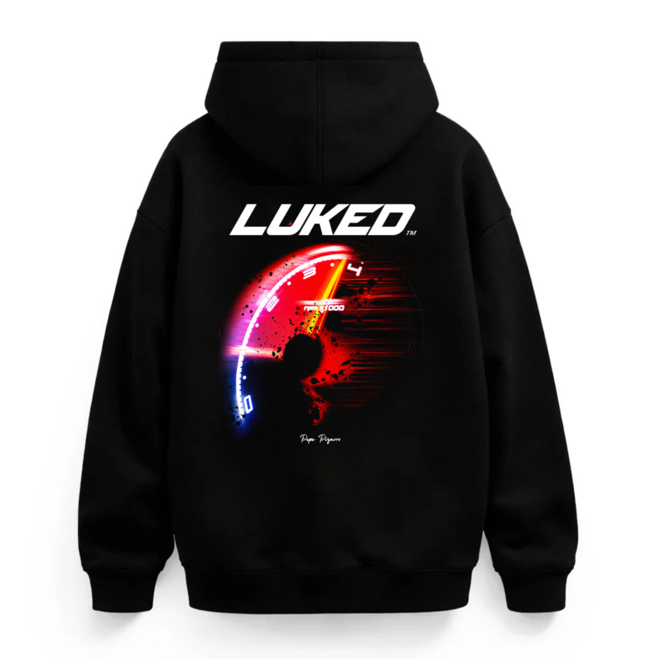 Image of Hoodie Luked Red Limit
