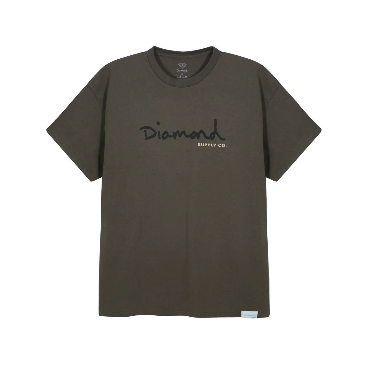 Image of Polera Diamond Og Script Military