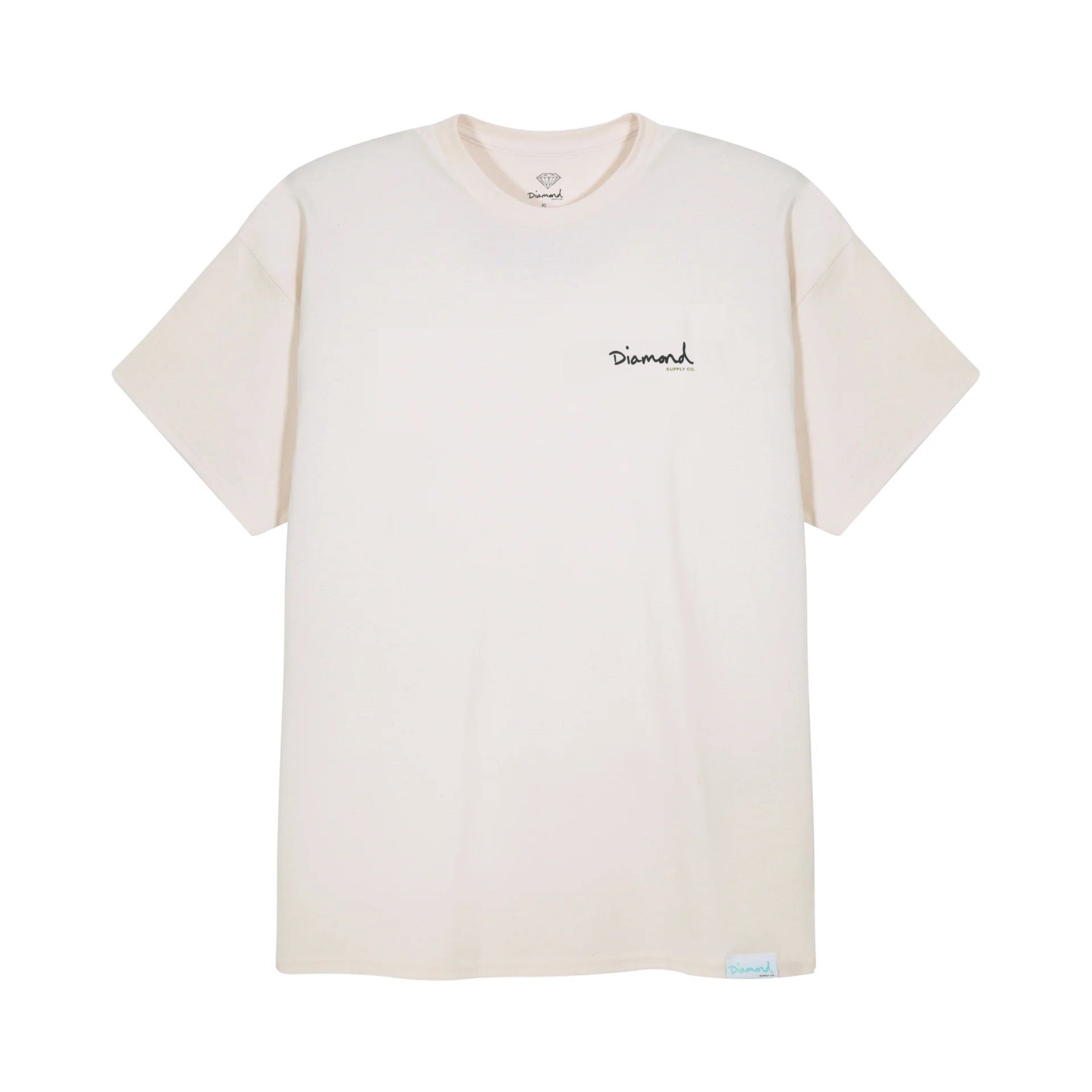 Image of Polera Diamond Og Mini Script Ivory Black