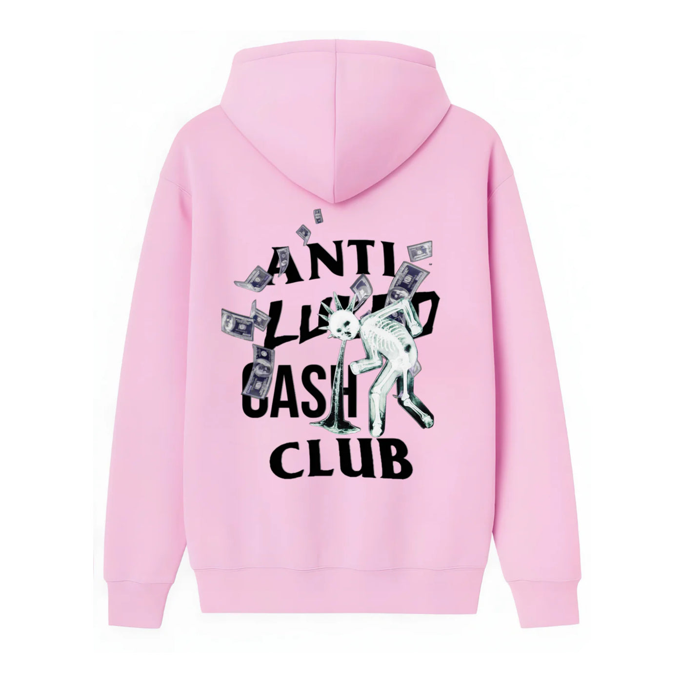 Hoodie Luked Anti Cash Club