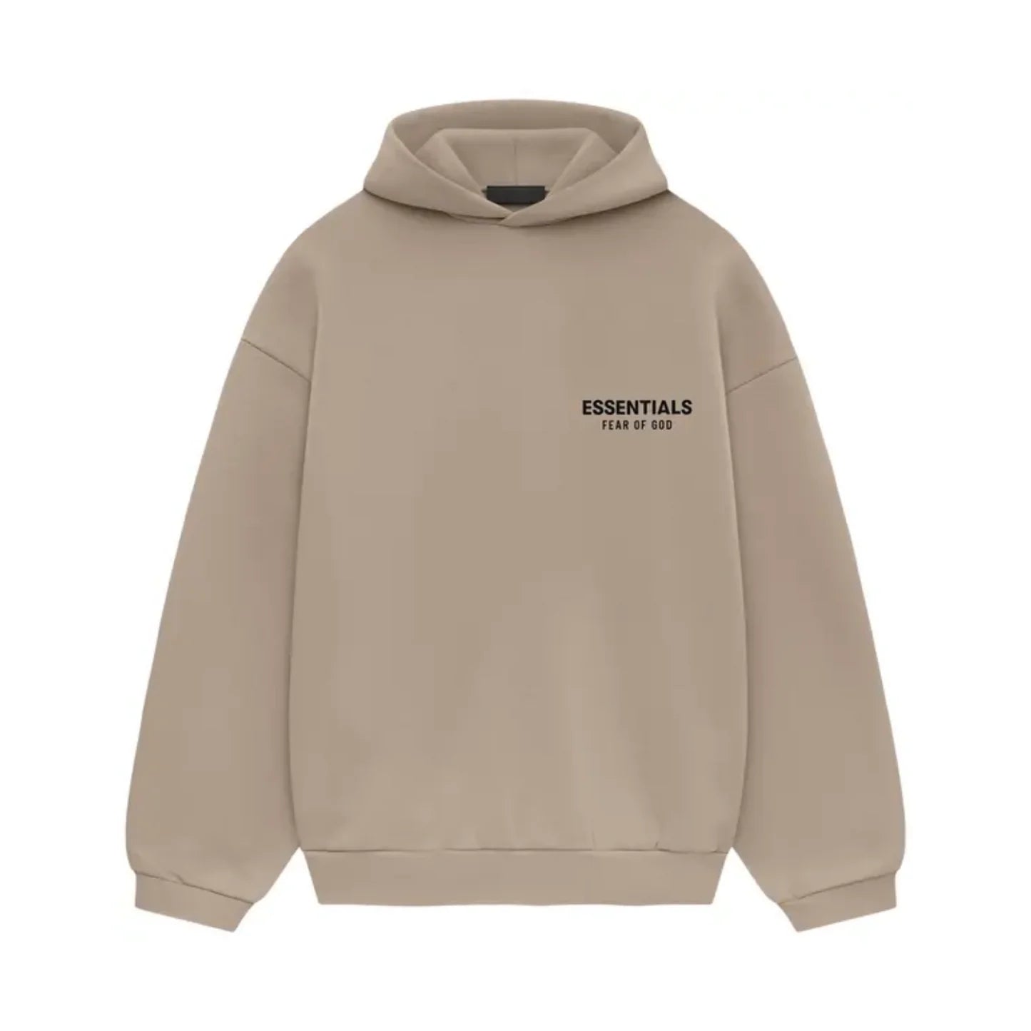 Image of Fear of God Essentials Fleece Hoodie FW24 (Desert Sand)