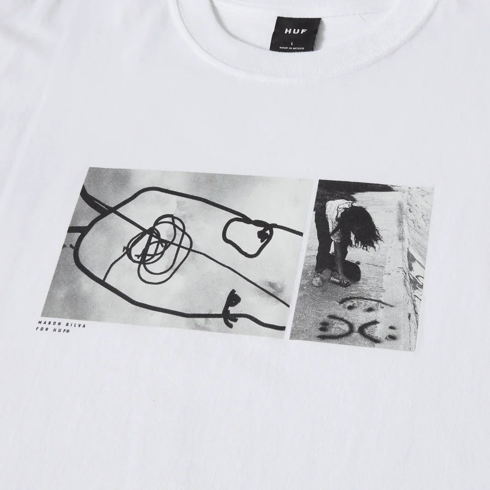 Image of Huf Mason Photos Tee - White