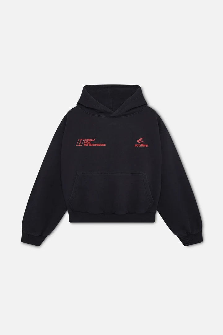 Image of Scuffers Globally Black Hoodie