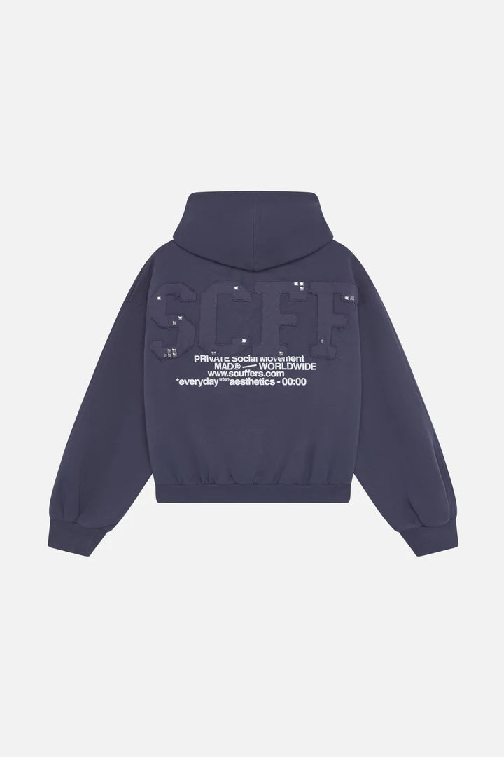 Image of Scuffers Worldwide Blue Hoodie