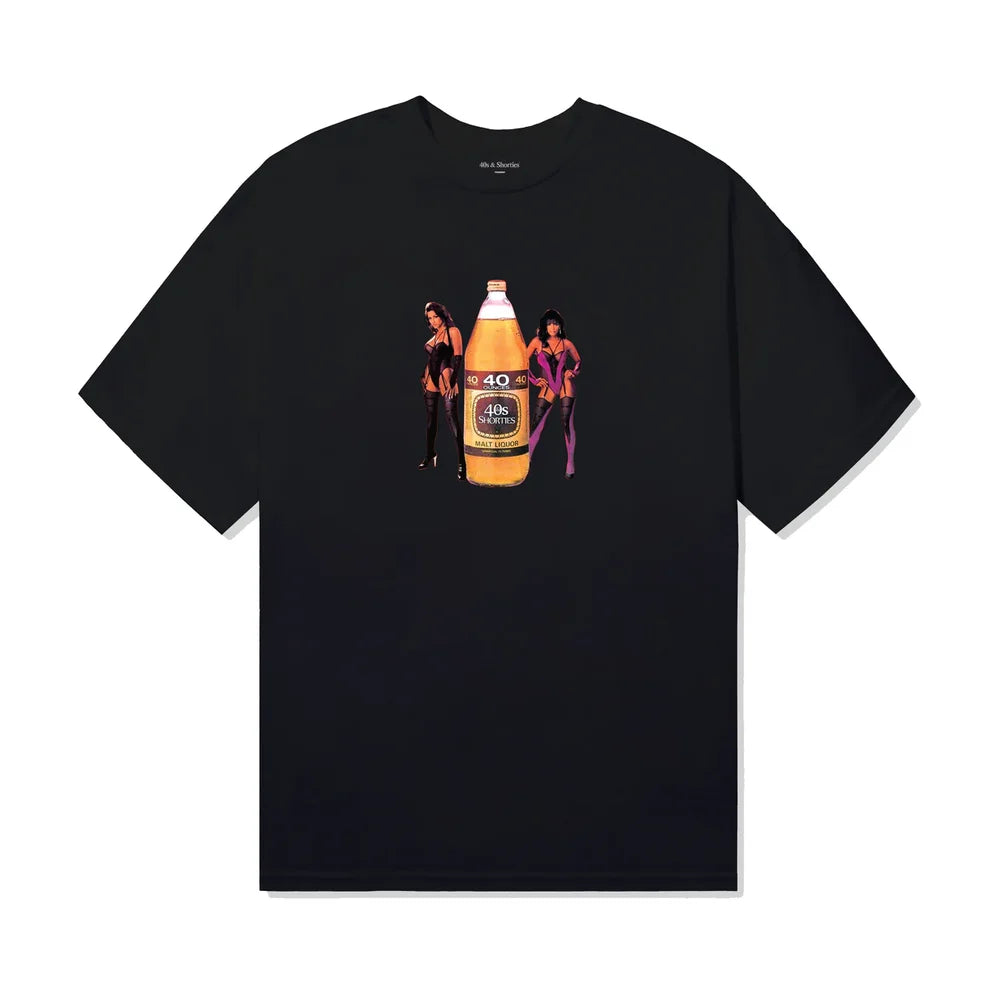 Image of 40s Bottle Service Tee - Black