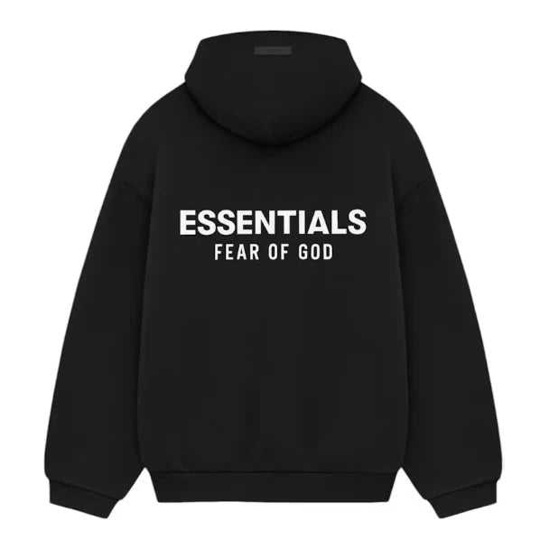 Fear of God Essentials Fleece Hoodie FW24 Black