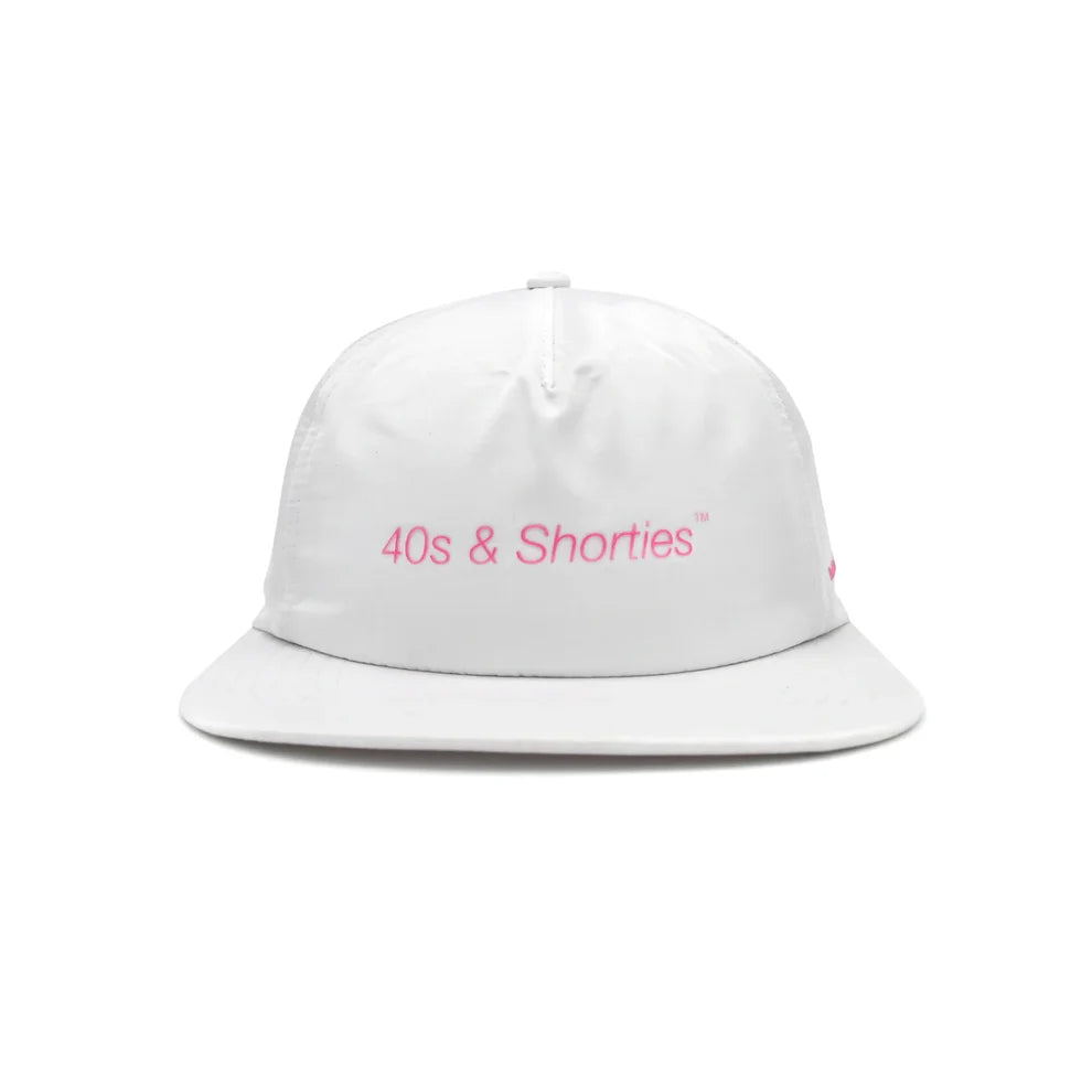 Image of 40s Slim Text Logo Hat - White
